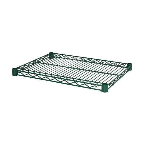 Green epoxy wire shelving 24&#034;x48&#034; metro style shelf nsf for sale