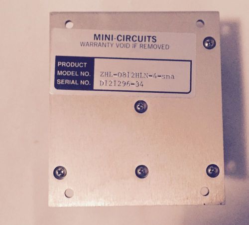 Mini Circuits ZHL-0812HLN-4 SMA Low Noise Amplifier (new)