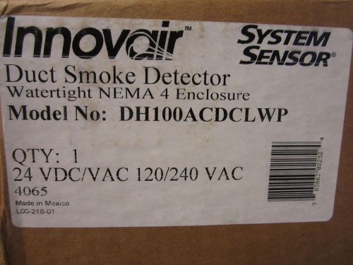 NEW! SYSTEM SENSOR INNOVAIR DH100ACDCLWP DUCT SMOKE DETECTOR