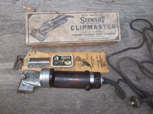 Stewart Clipmaster Model 21 Large Animal Livestock Farm Clippers Cow Goat Works