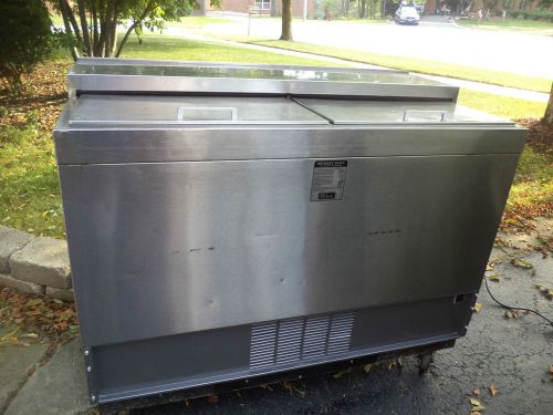 Perlick 48&#034; sliding top beer mug froster / plate chiller  freezer &gt; runs cold ! for sale