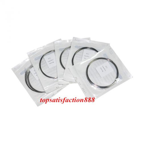 1Pack/10pcs Dental Orthodontic NITI Super Elastic Long Round Arch Wires 5M 5Size