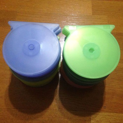 CD/DVD Case Clam Shell Style Plastic Pack of 60 Protects Your Valuable Data