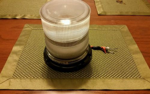 Whelen l22e led beacon amber/clear must see ! for sale