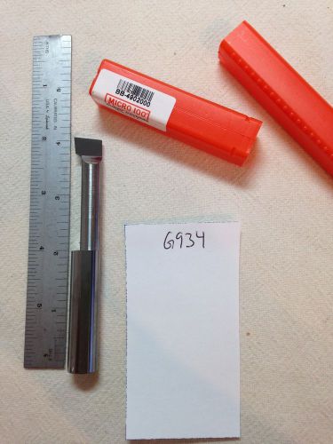1 new micro 100 solid carbide boring bar.   bb-4902000 {g934} for sale
