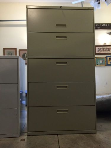 3 Large Hon File Cabinets