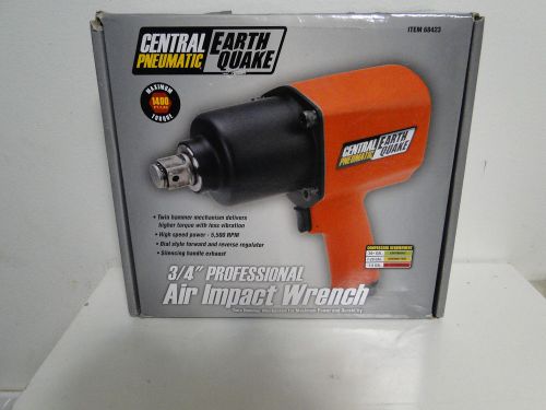 BRAND NEW!! CENTRAL PNEUMATIC EARTH QUAKE 3/4 IN AIR IMPACT WRENCH 68423