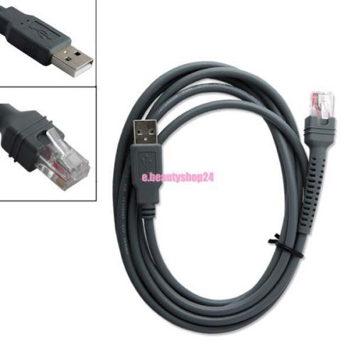USB Cable 7ft 2M For Symbol Barcode Scanner LS1203 LS2208 LS4208 CBA-U01-S07ZAR