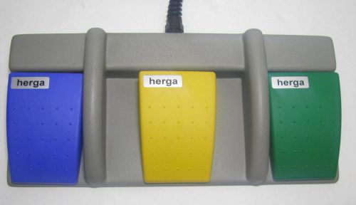 Herga 3 Switch Foot Pedal Footswitch
