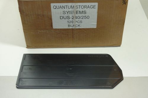 New 120 Pk Quantum Storage Bin Divider for 240 250 USA Black DUS240 DUS250 NOS