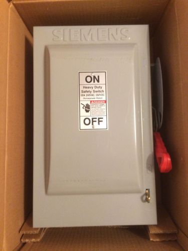 NIB Siemens HF222N 60 Amp Heavy Duty Safety Switch