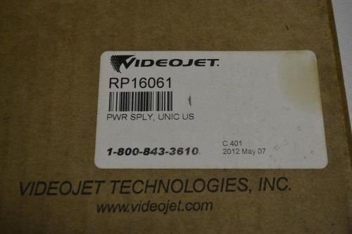 ONE NEW VIDEOJET / MARSH RP16061 UNICORN POWER SUPPLY