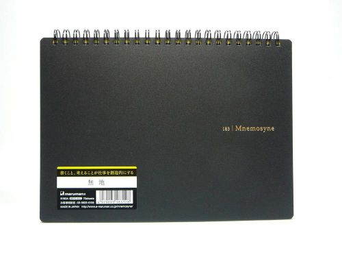 Maruman Mnemosyne A5 Creative Style Notebook Plain w/title 70 Sheets N183A