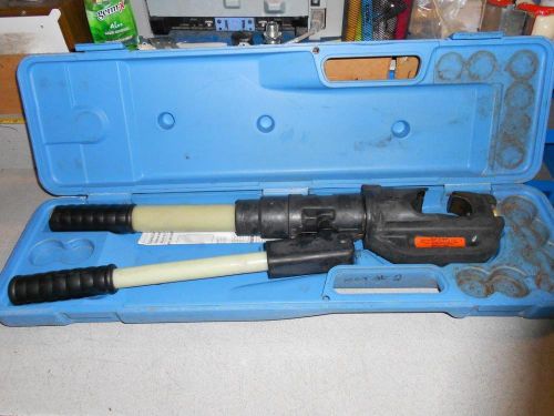 Tbm14m thomas &amp; betts hydraulic crimper, 14 ton insulated-head for sale