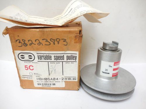 Speed Selector Variable Speed Pulley 5C 3/4&#034; Bore New Old Stock