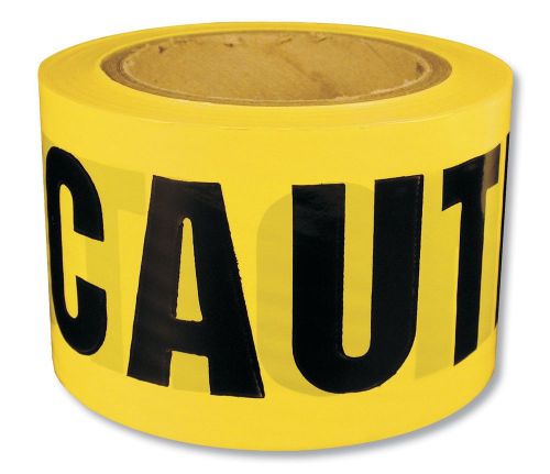 Intertape polymer group 600cc 300 barricade ribbon caution yellow/ black for sale