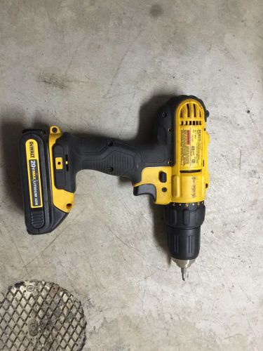 Dewalt 20v Cordless Drill With Battery