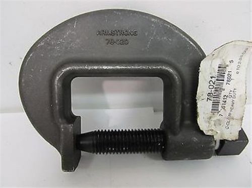 Armstrong tools, 78-021, 0 - 2 3/8&#034; heavy duty pattern c-clamp for sale