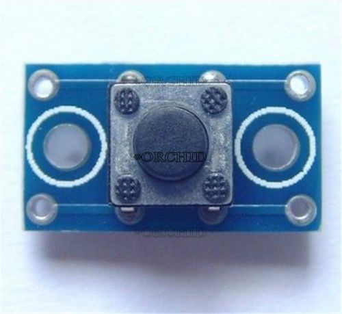 2pcs 6x6x5mm pcb push button tactile tact switch module pcb size 16x9mm #4509388