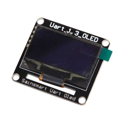 SainSmart 1.3&#034; TTL UART 128X64 OLED LCD Display For Arduino Raspberry Pi ARM PIC