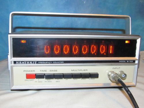 Vintage HEATHKIT Frequency Counter IB 1103 Nixie J1205