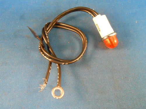 145A0199 MIDOLEBY MARSHALL AMBER LIGHT IND. PREWIRED,  PRESS IN, 480V, NOS
