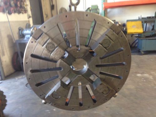 28&#034; 4-Jaw Chuck/ Faceplate D1-8 Back