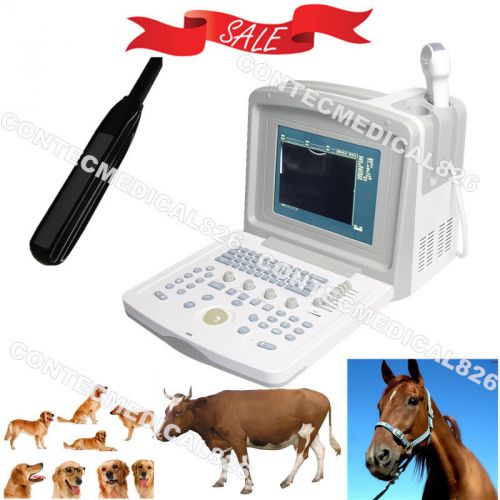 New ce portable usb digital vet ultrasound machine scanner +7.5 mhz rectal probe for sale