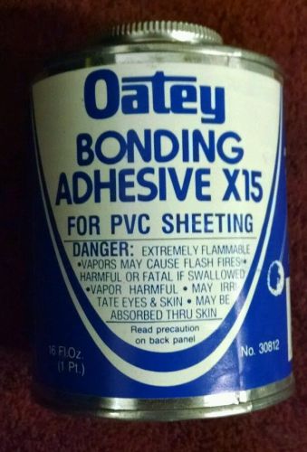 4 pack - New Oatey X-15 Bonding Adhesive for PVC Sheeting. #30812 . NOS.