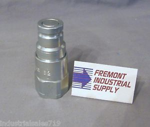 (Qty of 2) Hydraulic flush face quick coupler male end ISO 16028 3/8&#034; NPT
