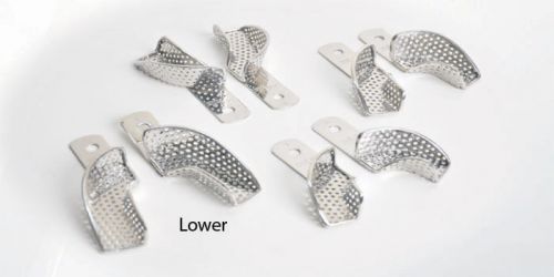 DENTAL IMPRESSION TRAYS PERFORATED PARTIAL Instruments Set Of 11Pc.