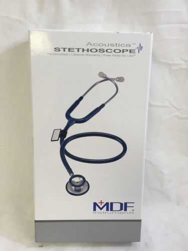 MDF Instruments Acoustica Stethoscope, Grey, New Sealed Box, C11