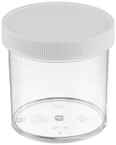 Dynalon 421195 polystyrene straight-side container with cover, 6 ounce capacity, for sale