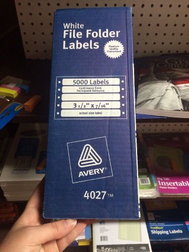 Avery File Folder Labels 4027