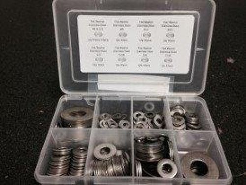 Bellcan Stainless Steel Flat Washer Assortment Kit (270PCS)