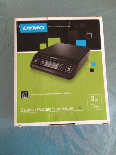 DYMO 1786725 Free Shipping Dymo P3 Digital Postal Scale 3 lb. Capacity Black