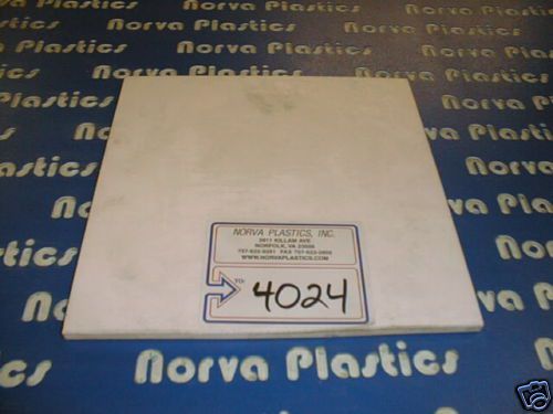 (4024) TEFLON MATERIAL 1/2&#034; THICK 12&#034; X 12&#034; FOR SALE!!!