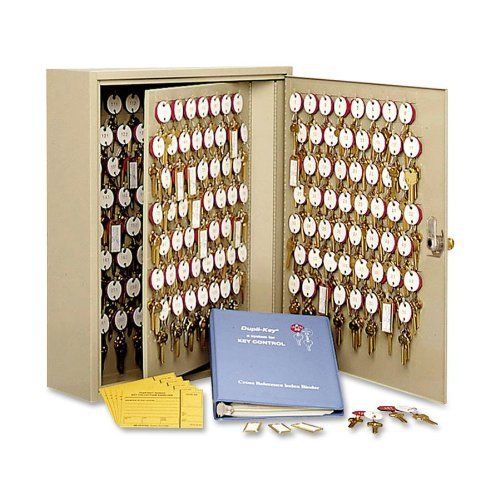 Steelmaster dupli-key two-tag cabinet for 240 keys, 16.5 x 20.5 x 5 inches, sand for sale