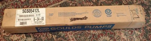 Goulds Pumps # 5GS05412L 1/2 HP  3 wire 230 volt 4&#034; Submersible Well Water Pump