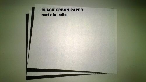 100 Sheets Black Carbon Paper 8.25x12.90 inch Good for Tracing,Stenciling,Office