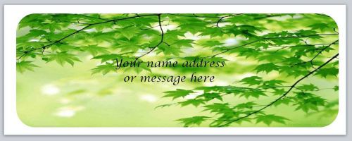 30 Personalized Leaves Return Address Labels Buy 3 get 1 free (bo365)