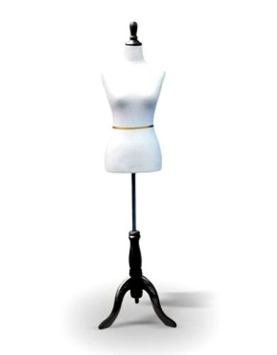 New White Female Dress Form Size 6-8 Medium 35&#034; 26&#034; 32&#034;
