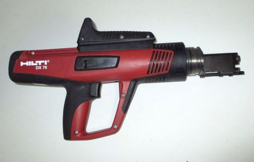 Hilti powder dx76 actuated tool w/ x-76-f-n15 guide, dx 76-fn15 single shot for sale
