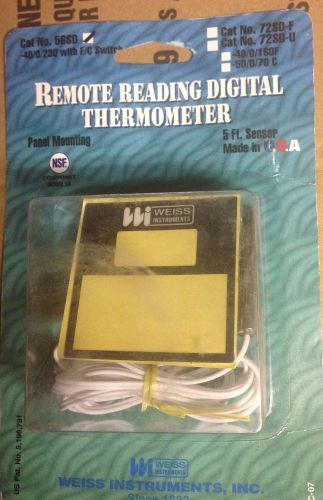 Weiss 56SD160 LCD Remote Digital Redaing Thermometer New! Free Shipping!