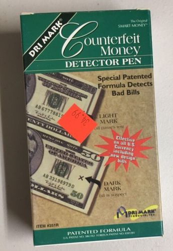 12 original Dri Mark Counterfeit Money Detector Pen 351R currency dollar bill