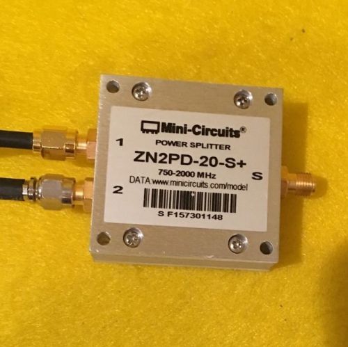 MINI-CIRCUITS ZN2PD-20-S+ POWER SPLITTER COMBINER SMA CONNECT POWERWAVE