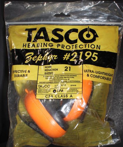 Tasco 2195 Ear Muffs Safety Hearing Protection NRR 21 Lightweight