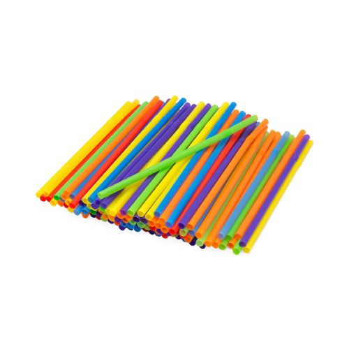 Kizmos Jumbo Flex Straws Assorted 125 Count 1