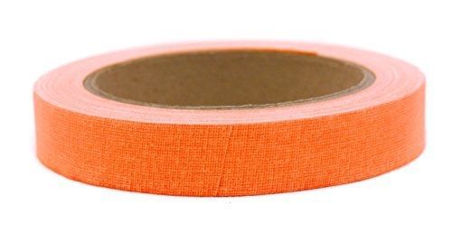 3/4&#034; Orange Colored, Premium Cloth Bookbinding Repair Tape | 15 Yard Roll