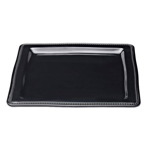 Elite Global Solutions M13SQ Venetian Black 13&#034; Square Melamine Plate